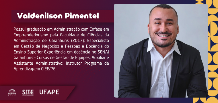 Foto de Valdenilson Pimentel -Mestre em Administração -Analista CIEE PE